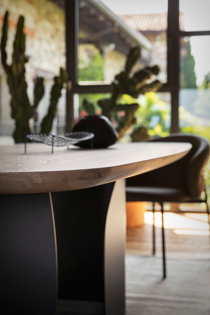 Twins Fixed Wood Table  Calligaris   