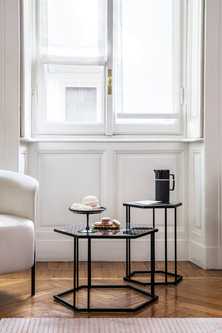 Renee Hexagonal Coffee Table End Table Calligaris