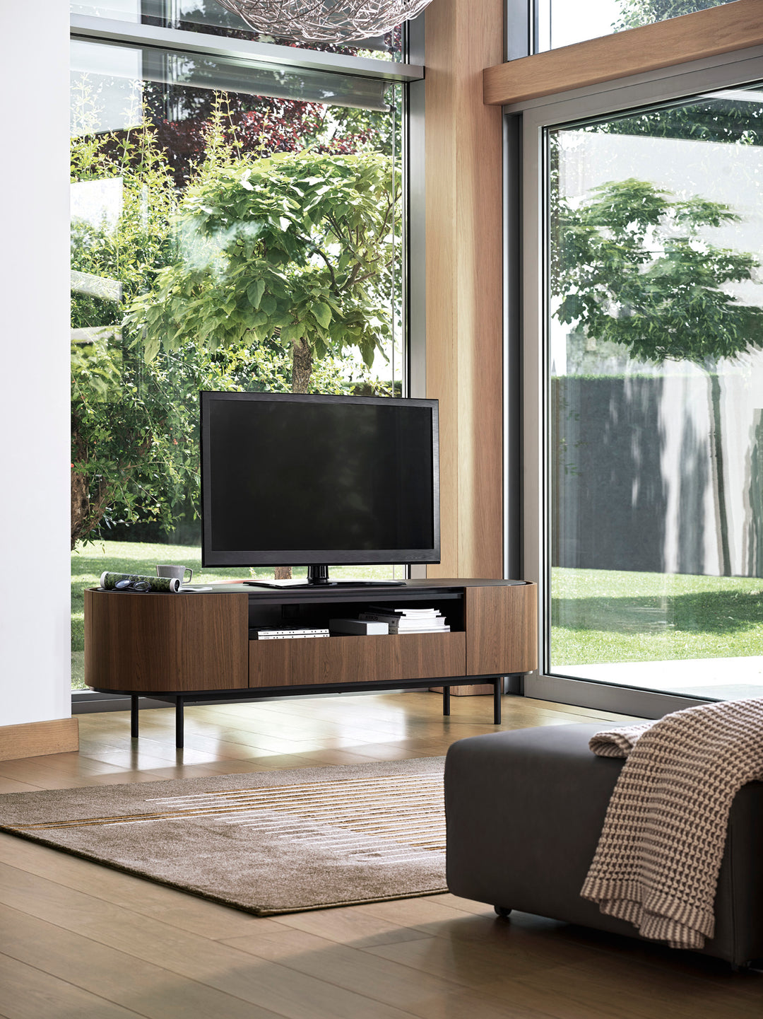 Lake 5-Door Sideboard Bronze Sideboards & Buffets Calligaris