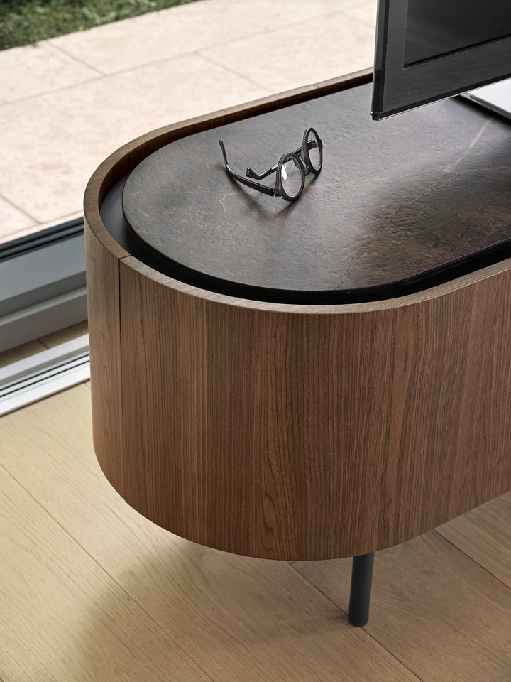Lake 5-Door Sideboard Bronze Sideboards & Buffets Calligaris