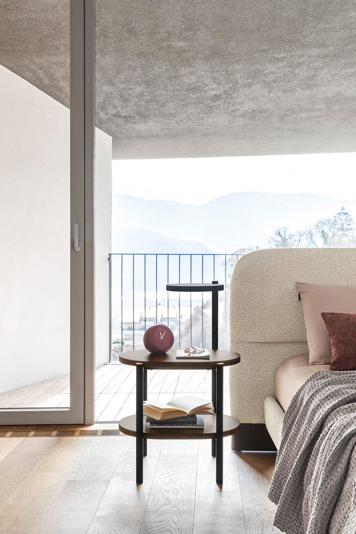 Madame Oval bedside table with LED Side Table Calligaris