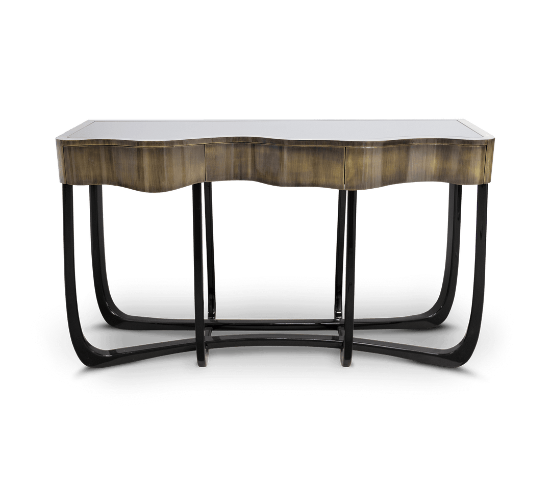 sinuous gold console Consoles Boca Do Lobo