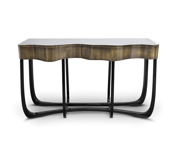 sinuous gold console Consoles Boca Do Lobo