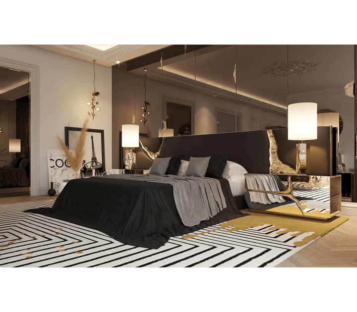 lapiaz black headboard Beds Boca Do Lobo