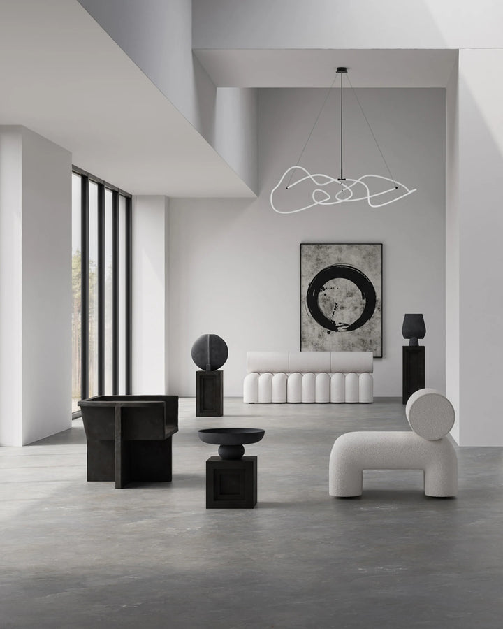 Sphere Vase Square, Big - Black Vases 101 Copenhagen   