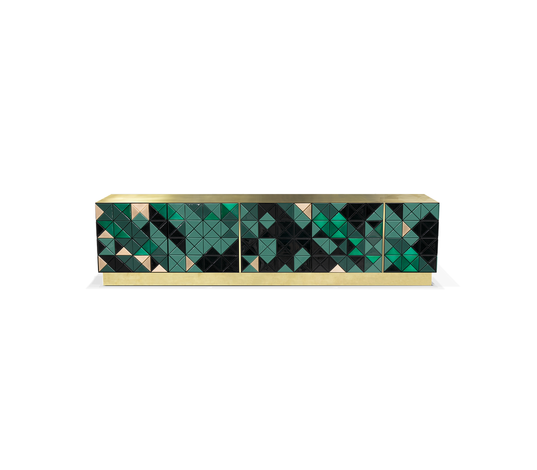 pixel walnut tv cabinet Cabinets Boca Do Lobo Green