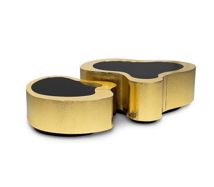 wave polished brass center table Coffee Tables Boca Do Lobo