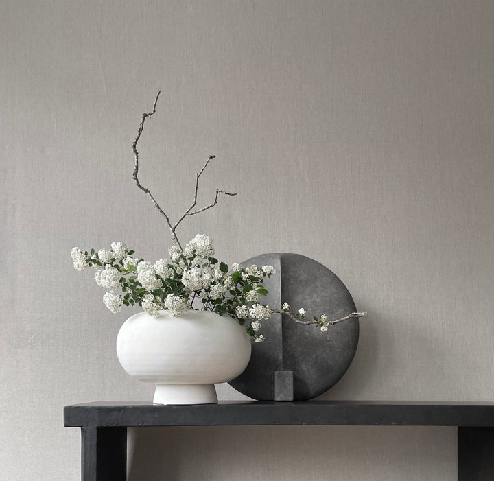 Kabin Vase, Fat - Bone White Vases 101 Copenhagen   