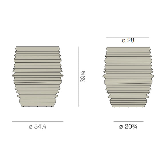 BABYLON Planter Planters Dedon