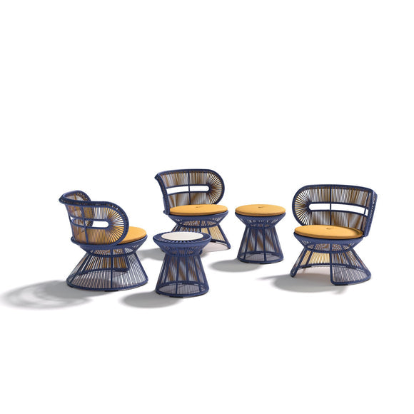 CIRQL NU Footstool Outdoor Ottomans Dedon