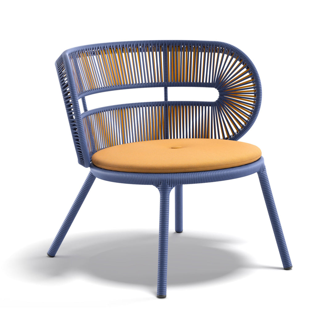 CIRQL NU Lounge Chair Outdoor Chairs Dedon 212 Invert Sunrise / 450 Kvadrat Patio Chair Only