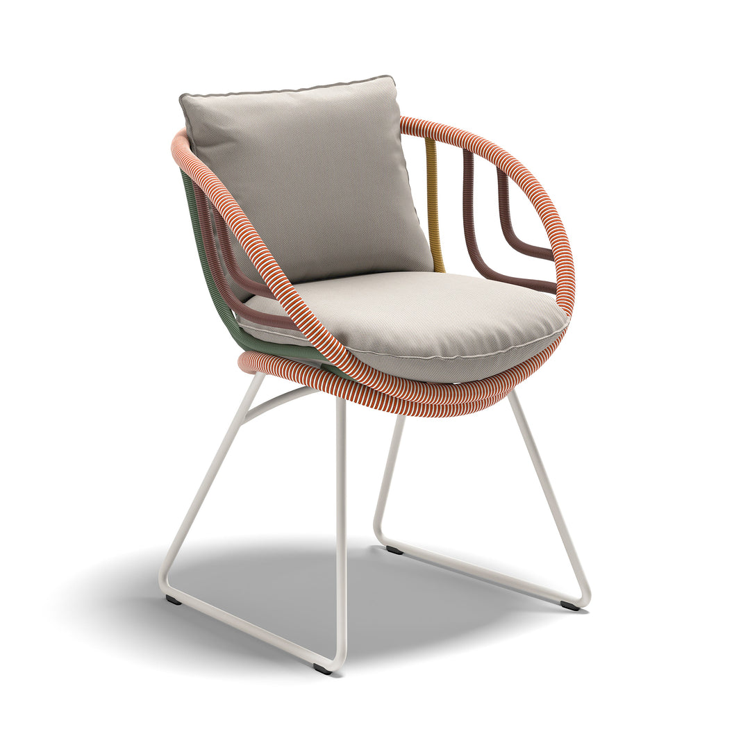 Kida Armchair Chairs Dedon 170 Glow Touch / 304 Lipari / Natura Marsala