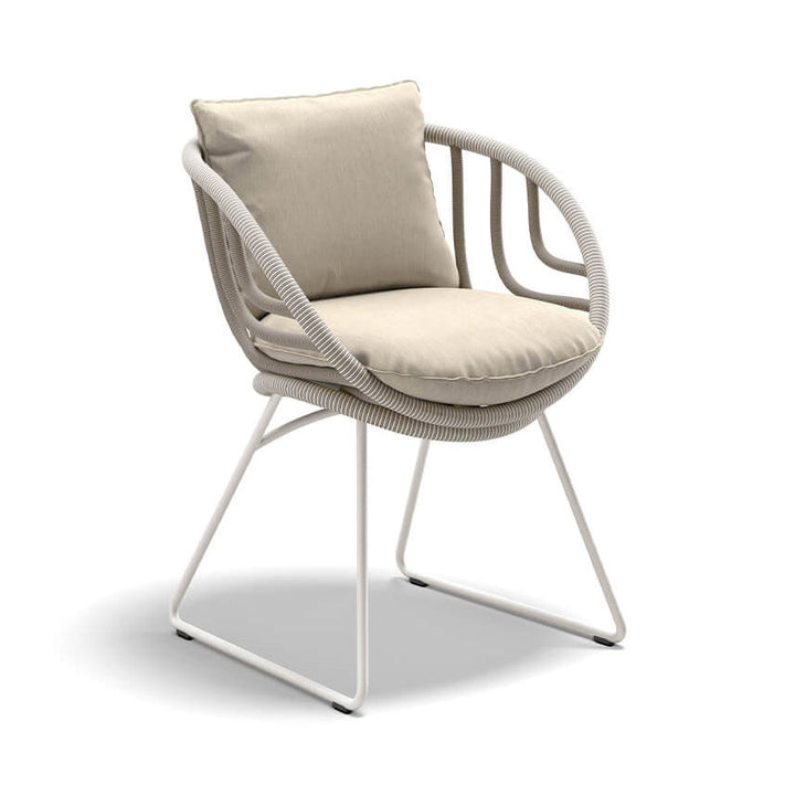 Kida Armchair Chairs Dedon 215 Line Touch / 304 Lipari / Natura Off White