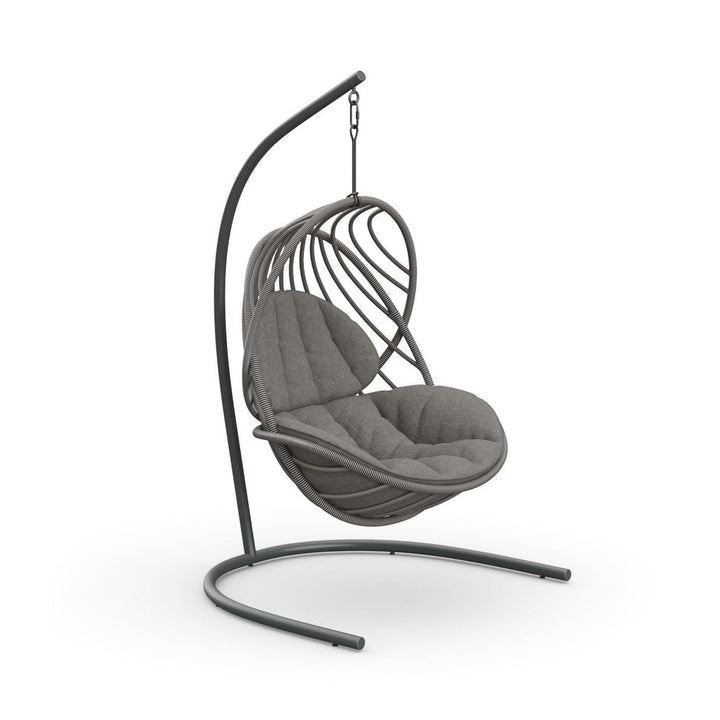 KIDA Hanging Lounge Chair Chairs Dedon Dusk Touch / Natura Dark Gray Nori 133