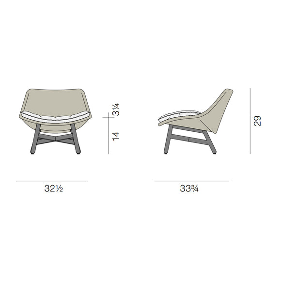 MBRACE Club Chair Outdoor Chairs Dedon