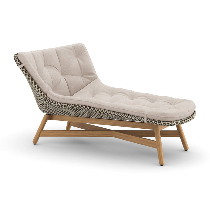 MBRACE Daybed Outdoor Furniture Dedon 115 Pepper 470 Natura White
