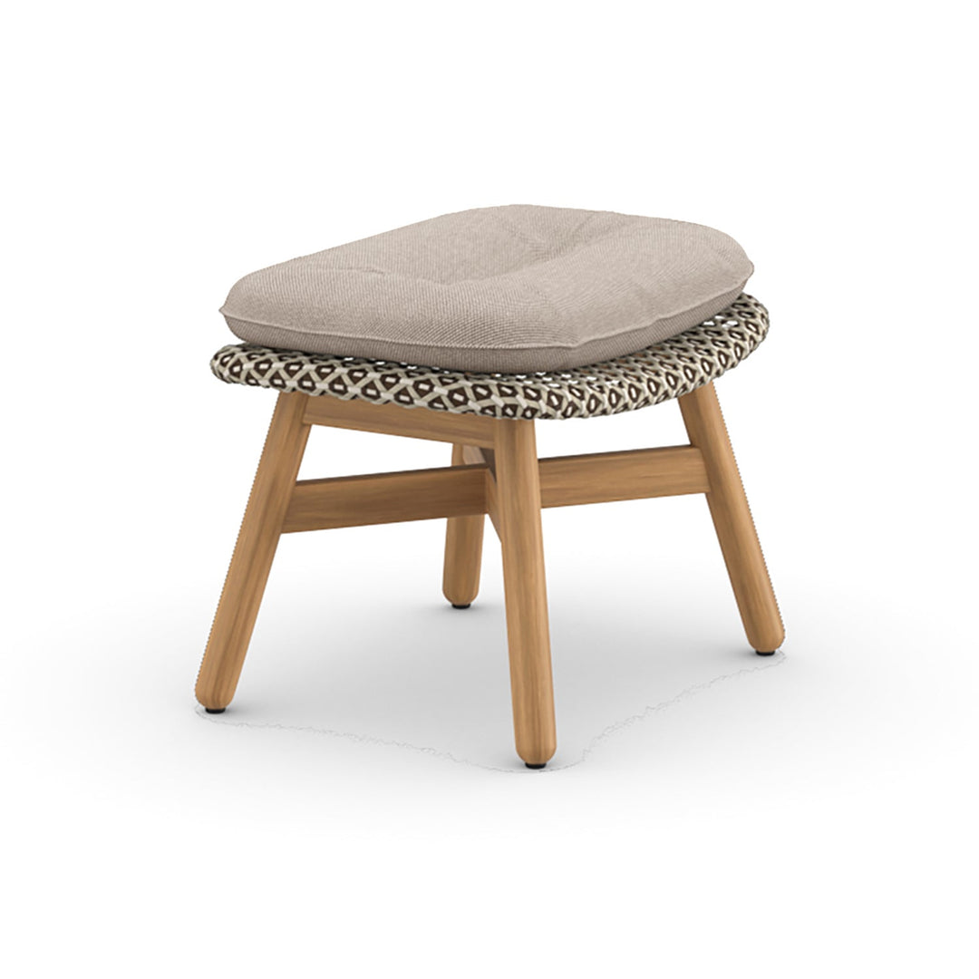 MBRACE Footstool Outdoor Ottomans Dedon 115 Pepper 478 Natura Ash