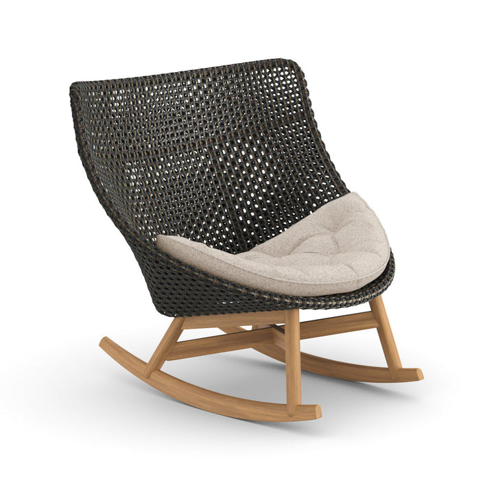 MBRACE Rocking Chair Outdoor Seating Dedon 126 Arabica 471 Natura Off White