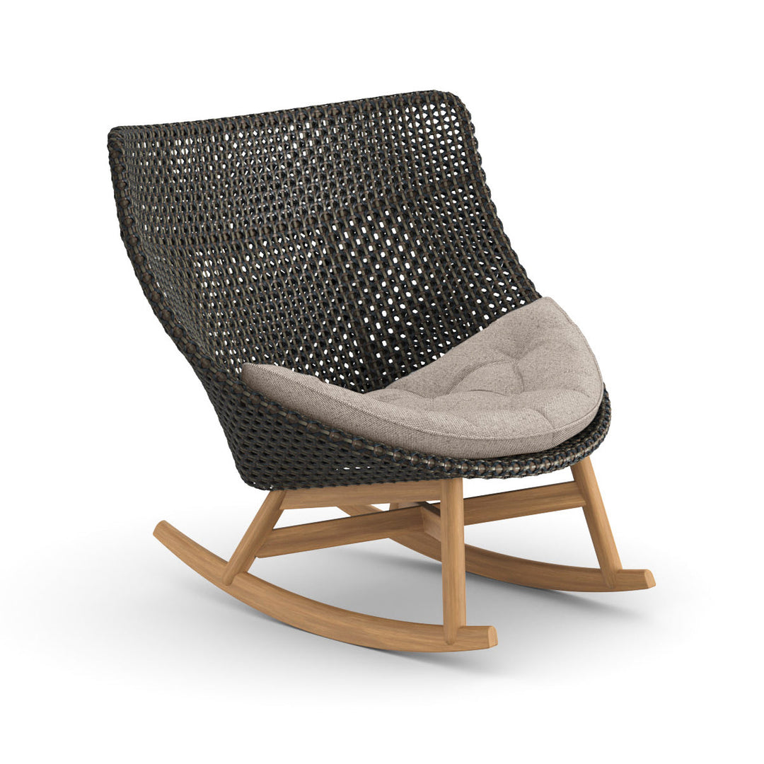 MBRACE Rocking Chair Outdoor Seating Dedon 126 Arabica 472 Natura Taupe