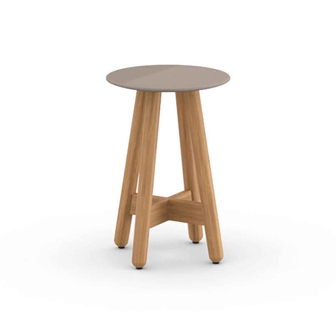 MBRACE Side Table Outdoor Tables Dedon 308 Taupe Small: 13.75 in diameter