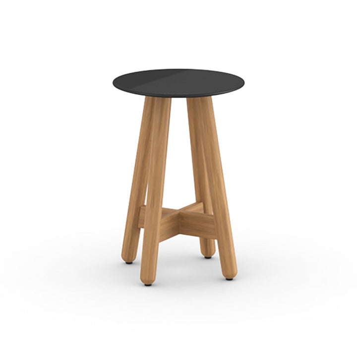 MBRACE Side Table Outdoor Tables Dedon 341 Black Small: 13.75 in diameter
