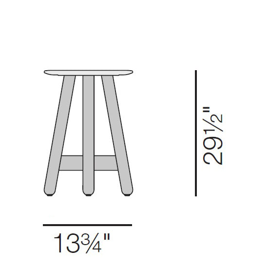 MBRACE Side Table Outdoor Tables Dedon