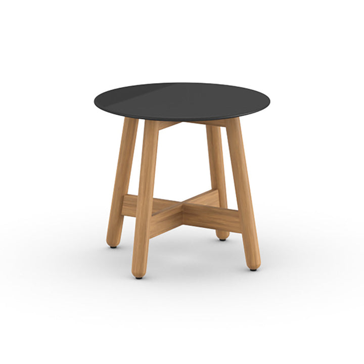 MBRACE Side Table Outdoor Tables Dedon 341 Black Large: 19.75 in diameter