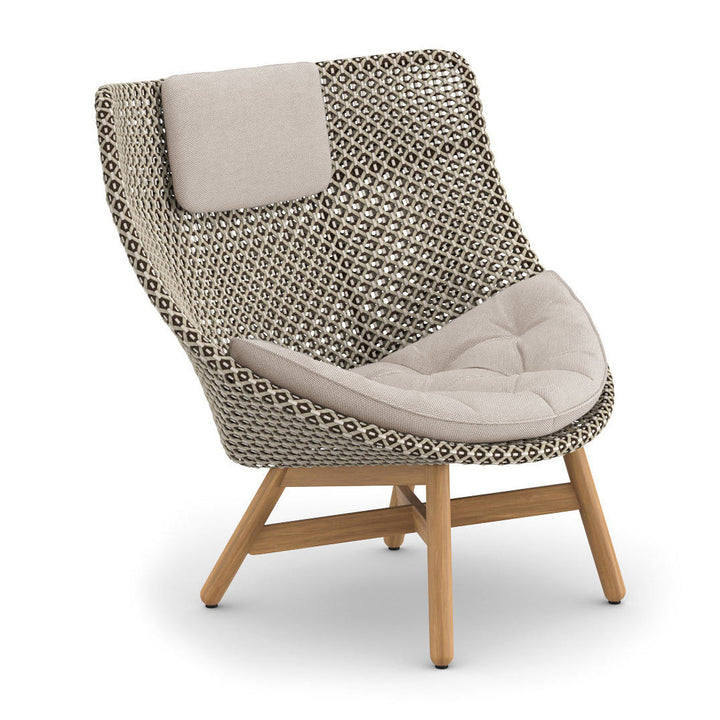 MBRACE Wing Chair Outdoor Chairs Dedon 115 Pepper 470 Natura White