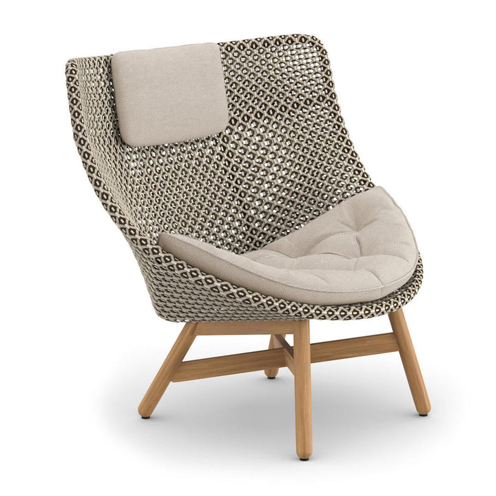 MBRACE Wing Chair Outdoor Chairs Dedon 115 Pepper 471 Natura Off White