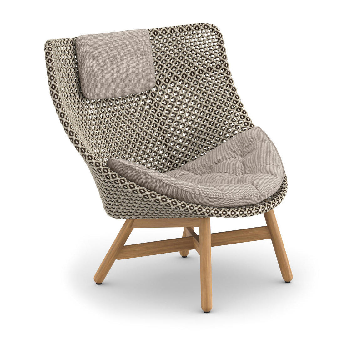 MBRACE Wing Chair Outdoor Chairs Dedon 115 Pepper 472 Natura Taupe