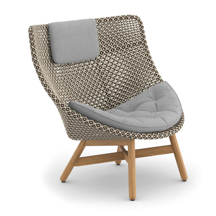 MBRACE Wing Chair Outdoor Chairs Dedon 115 Pepper 478 Natura Ash