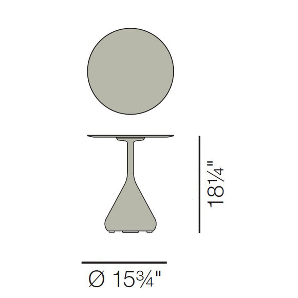 SATELLITE Side Table Outdoor Tables Dedon
