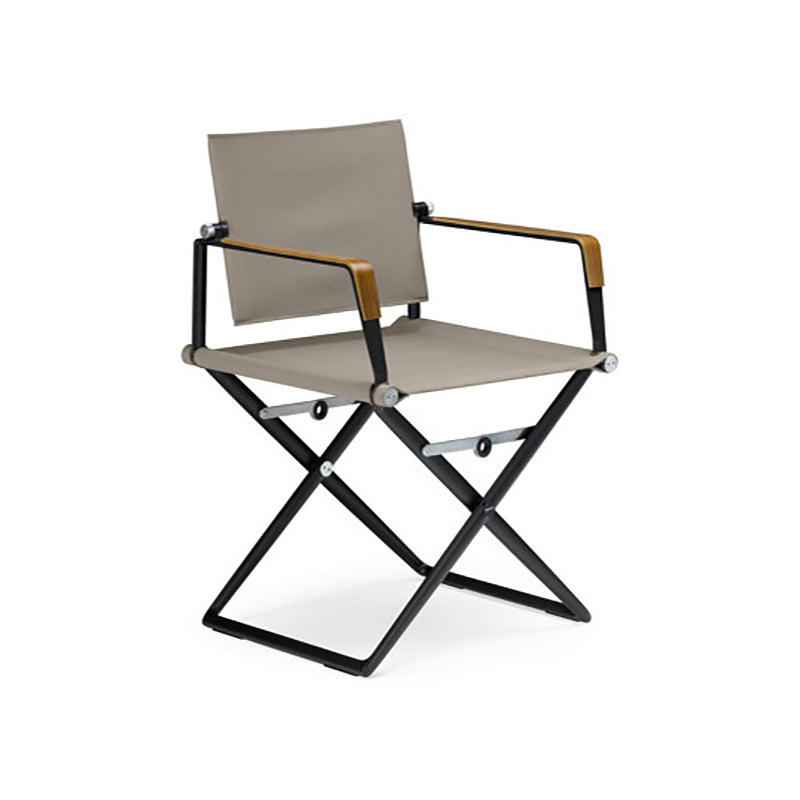 SEAX Armchair Chairs Dedon Black Pepper / 625 Sail Taupe Without Teak Arm