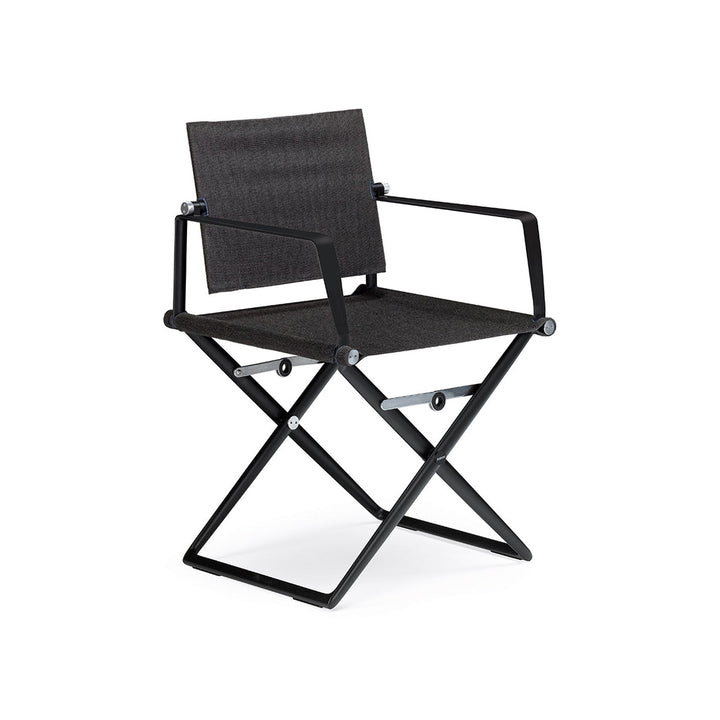 SEAX Armchair Chairs Dedon Black Pepper / 627 Sail Shade Without Teak Arm