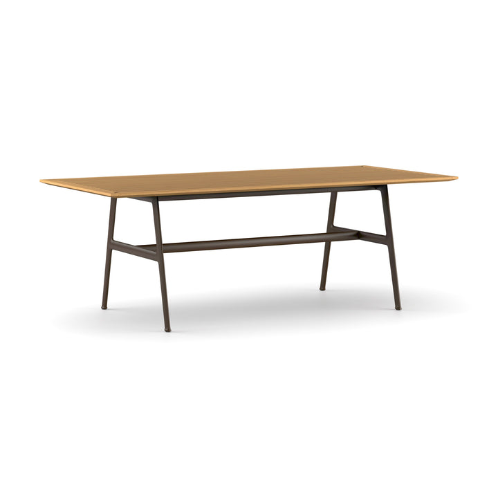 SEAX Dining Table Tables Dedon Teak / Black Pepper Small: 86.5 in width