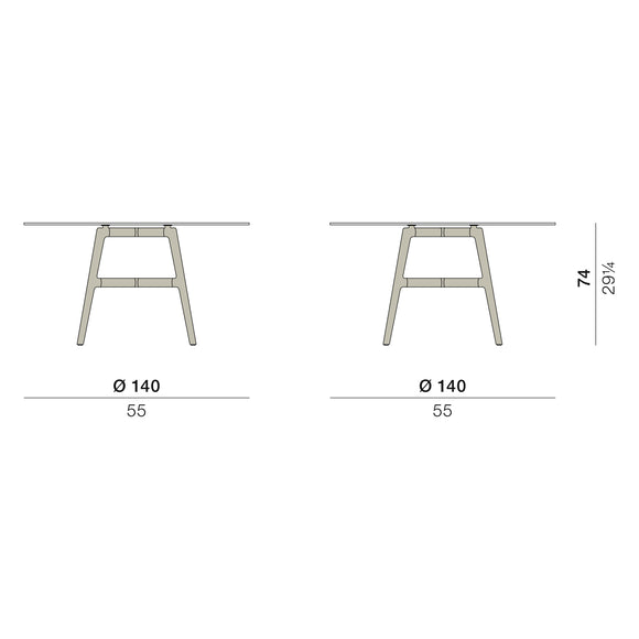 SEAX Dining Table Tables Dedon