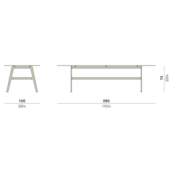 SEAX Dining Table Tables Dedon