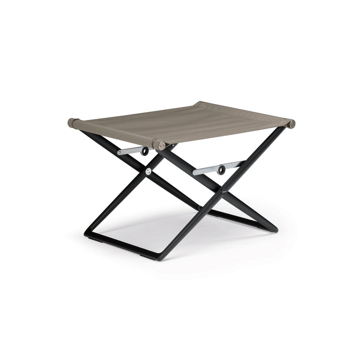 SEAX Footstool Outdoor Ottomans Dedon Black Pepper / 625 Sail Taupe