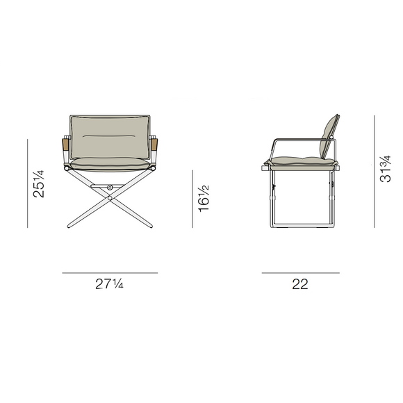 SEAX Lounge Chair Outdoor Chairs Dedon