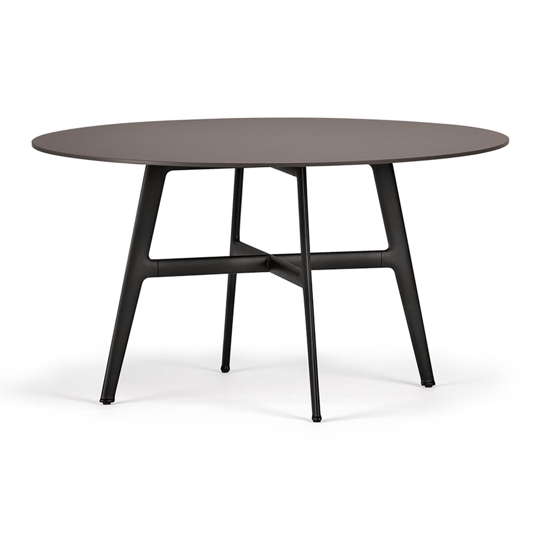 SEAX Round Dining Table Tables Dedon Ebony / Black Pepper