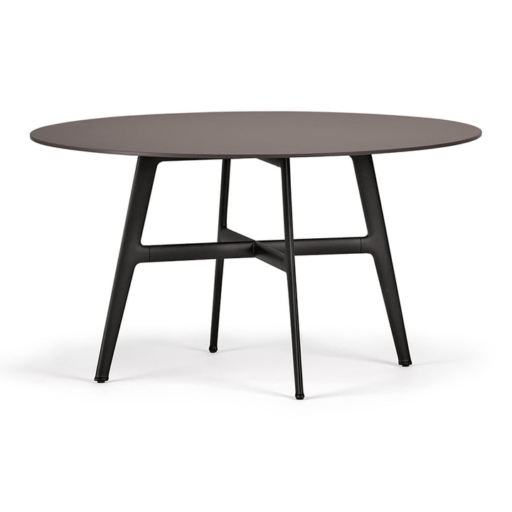 SEAX Round Dining Table Tables Dedon Ebony / Black Pepper