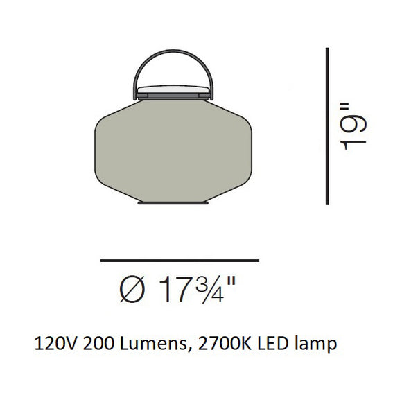 THE OTHERS Hanging Lantern Table Lamps Dedon
