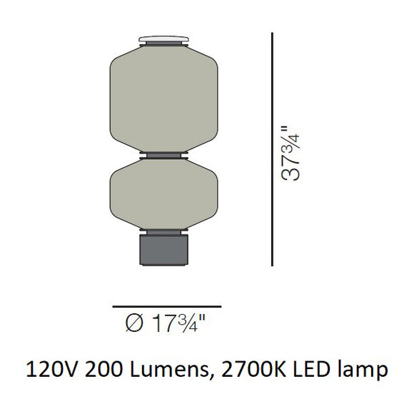 THE OTHERS Portable Status Lamp Floor Lamps Dedon