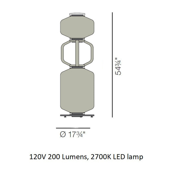 THE OTHERS Portable Status Lamp Floor Lamps Dedon