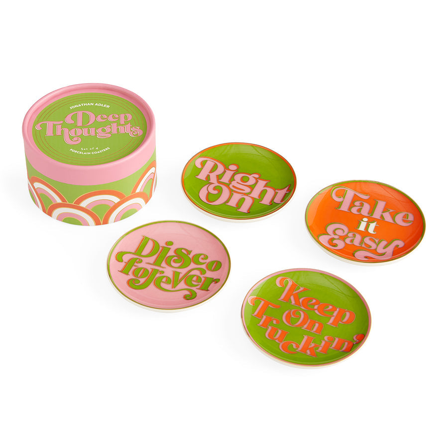 Deep Thoughts Coasters Jonathan Adler