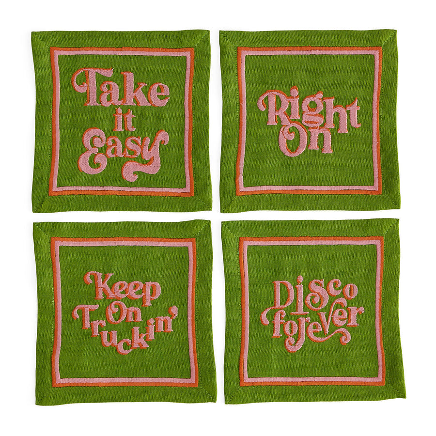 Deep Thoughts Cocktail Napkins Jonathan Adler Default Title
