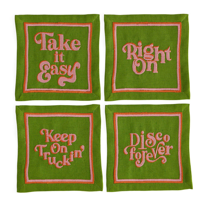 Deep Thoughts Cocktail Napkins Jonathan Adler Default Title