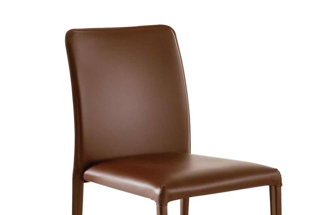 Deli Hard Leather Dining Chair Bonaldo