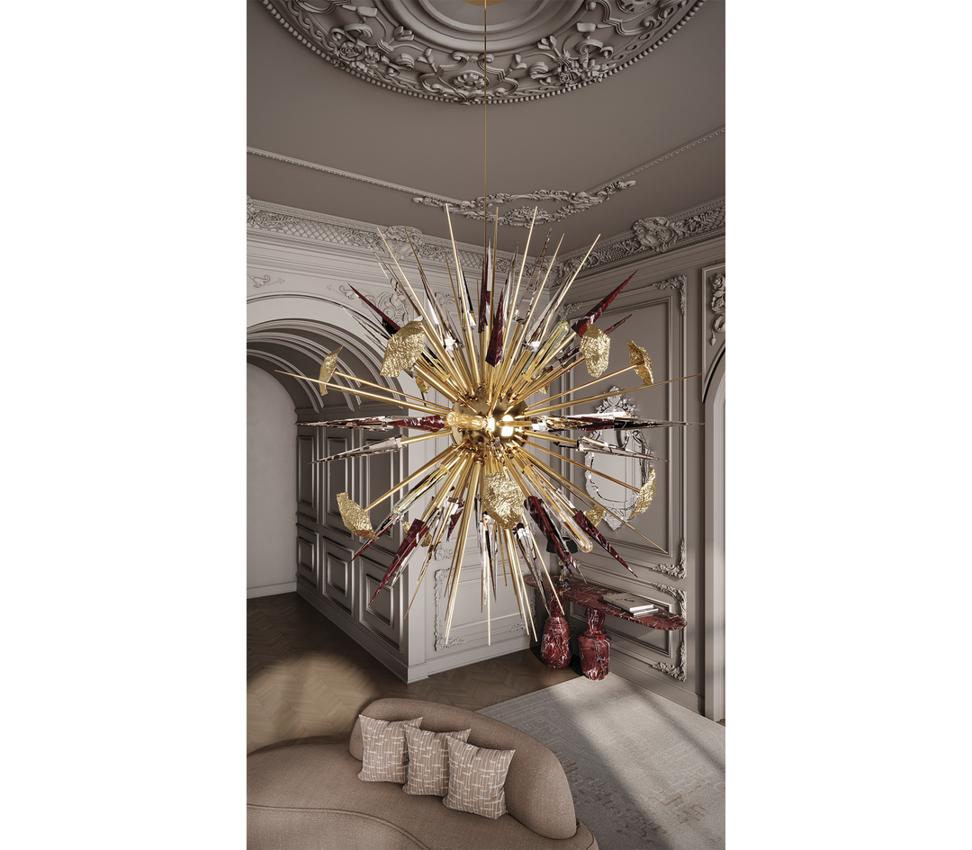 outburst black chandelier Lighting Boca Do Lobo