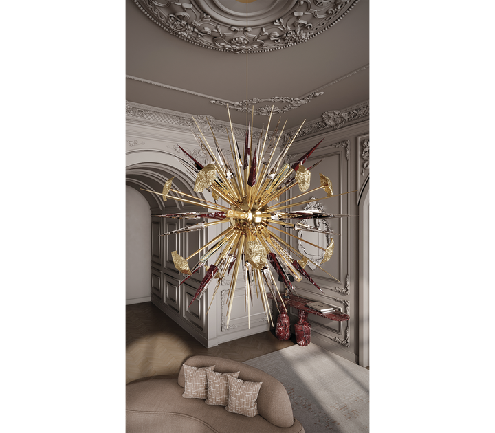 outburst black chandelier Lighting Boca Do Lobo